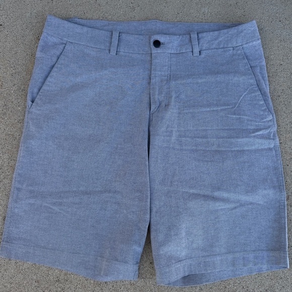 lululemon athletica Other - Lululemon Men’s 38 Commission Chino Shorts Qwick Oxford 11” GRAY Cotton Blend